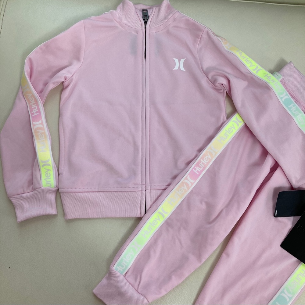 Hurley girl cute neon pink pants set 2271 - Picture 4 of 5